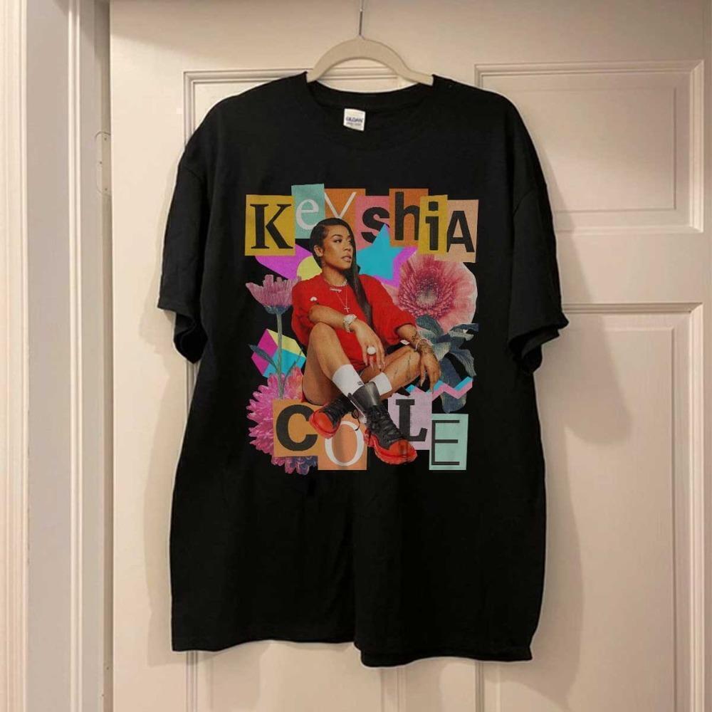 Keyshia Cole R&B Music Artist Fan Classic Black Unisex T-Shirt - Picture 1 of 4